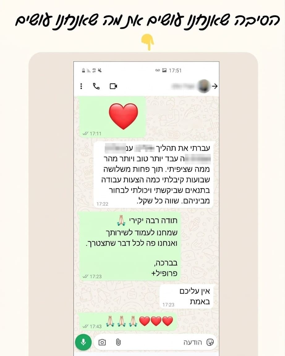 זה עבד יותר טוב ויותר מהר ממה שציפיתי. תוך פחות משלושה שבועות קיבלתי כמה הצעות עבודה בתנאים שביקשתי ויכולתי לבחור מביניהם. שווה כל שקל.